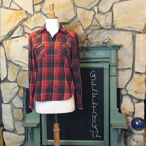Ralph Lauren Tops - Ralph Lauren plaid shirt